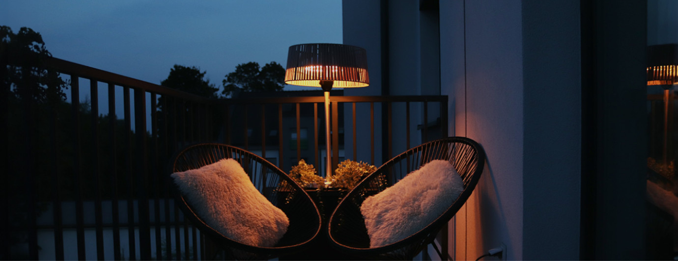 Sálavé ohřívače na terasu a balkon