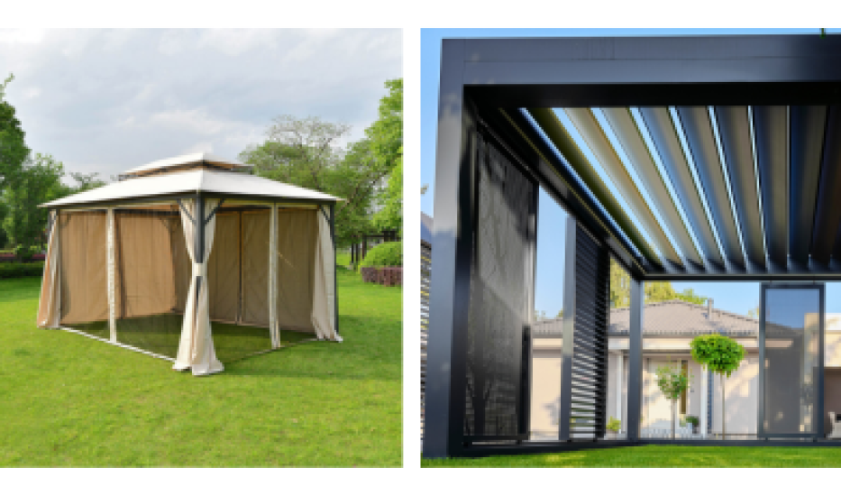 Zahradní stan vs. pergola