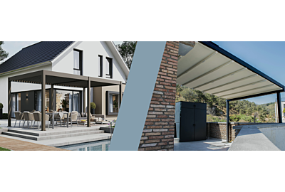 Lamelová nebo látková pergola?