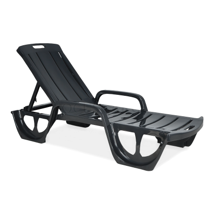 FLORIDA Grafitové lehátko
