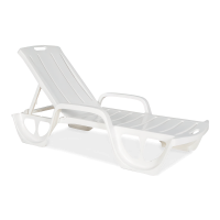 Lehátko FLORIDA bílé