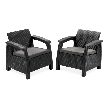 Zahradní nábytek CORFU DUO Graphite