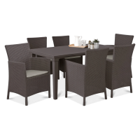 Zahradní set TOSCANA 6+1 Brown