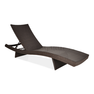 Technorattanové lehátko WAVE Brown