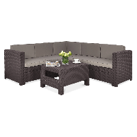 PROVENCE SET Grafitový zahradní obývací kout