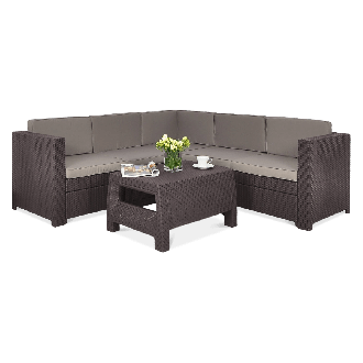 PROVENCE SET Grafitový zahradní obývací kout