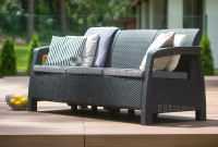 CORFU LOVE SEAT MAX Zahradní pohovka v grafitové barvě