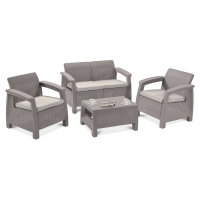 CORFU SET Zahradní set Cappuccino