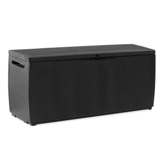 Balkonový box Keter CAPRI RATTAN BOX 305L Graphite