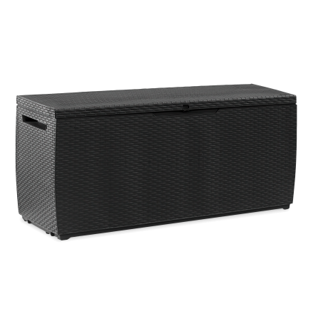 Balkonový box Keter CAPRI RATTAN BOX 305L Graphite
