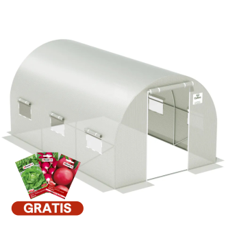 biały tunel na uprawy cultivo, 3 sekcyjny, nasiona gratis
