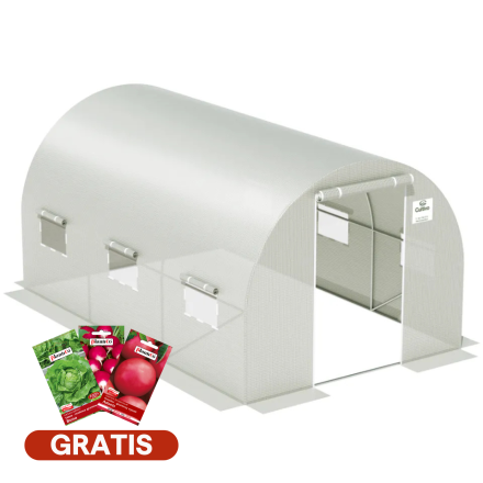 biały tunel na uprawy cultivo, 3 sekcyjny, nasiona gratis