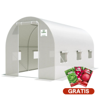 Zahradní fóliovník 2x4x2 - 8m2 Bílá