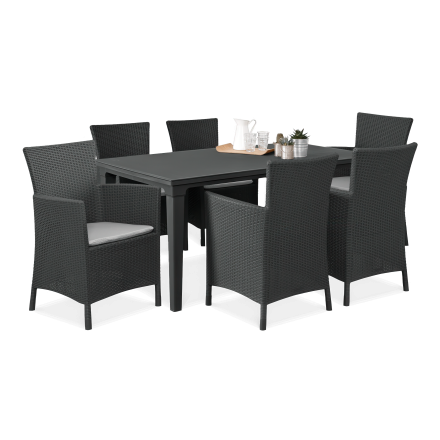 Zahradní set TOSCANA 6+1 Graphite