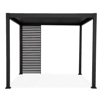 PREMIUM Antracitový panel pergoly, šířka 123,5 cm - Gutroof