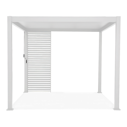 Slepý panel z pergoly PREMIUM White, šířka 123,5 cm - Gutroof