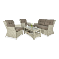 Technorattan nábytek TRIVENTO 2 Melange White