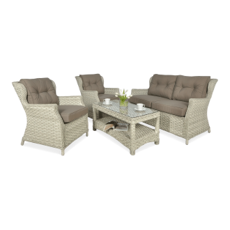 Technorattan nábytek TRIVENTO 2 Melange White