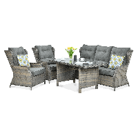 Technorattan nábytek TRIVENTO DINING 3 Melange