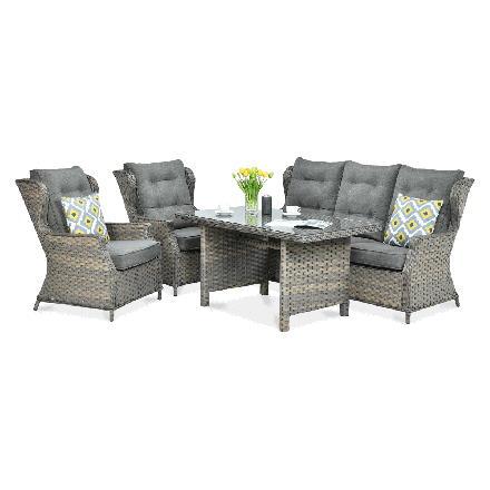 Technorattan nábytek TRIVENTO DINING 3 Melange