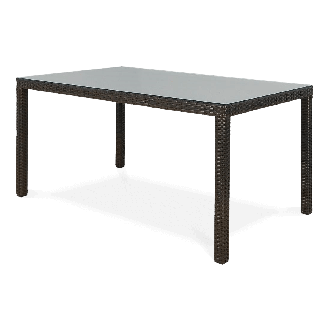 VENECJA Hnědý stůl