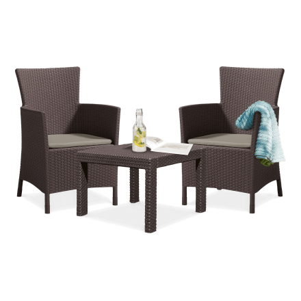 Zahradní set ROSARIO SET Brown