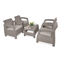 Zahradní set CORFU QUATTRO Cappuccino