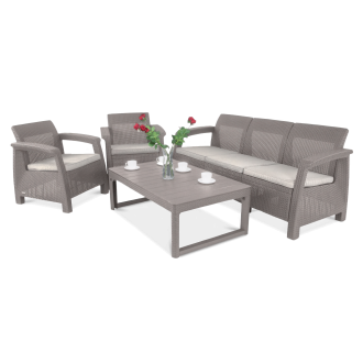 Zahradní sestava CORFU MAX 3 Cappuccino