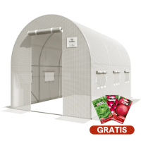 Zahradní fóliovník 2x3x2 - 6m2 Bílá