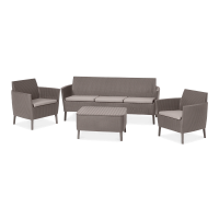 Sada zahradního nábytku Salemo 3+1 Cappucino