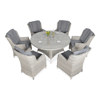 Technorattanový nábytek RAVENA White Grey