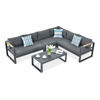 PANAMA Antracitová rozkládací pohovka