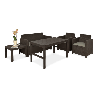 Zahradní set ALABAMA QUATTRO Brown