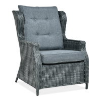 Technorattanové křeslo TRIVENTO Dark Grey