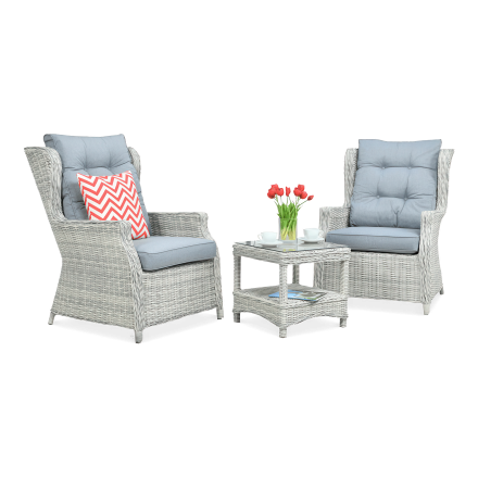 Sedací souprava TRIVENTO DUO White Grey