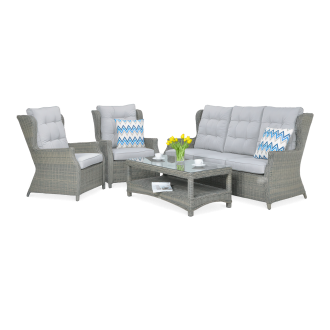 Technorattanová sada TRIVENTO 3 Grey