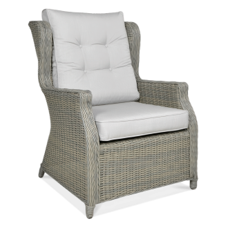 Zahradní křeslo Technorattan TRIVENTO Grey