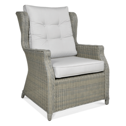 Zahradní křeslo Technorattan TRIVENTO Grey