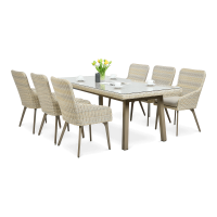 MILANO 6/200 Béžová sada Technorattan