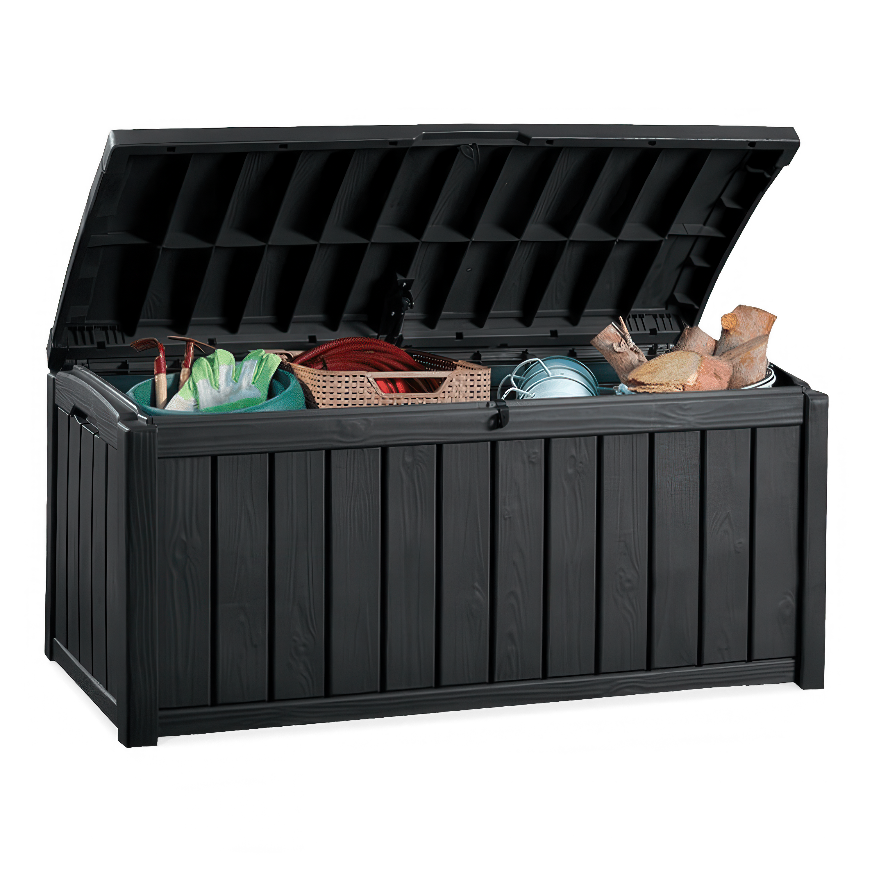 Balkonový box Keter GLENWOOD BOX 390L Graphite