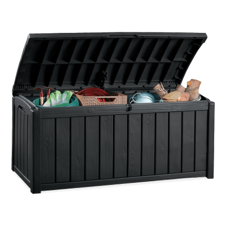 Balkonový box Keter GLENWOOD BOX 390L Graphite