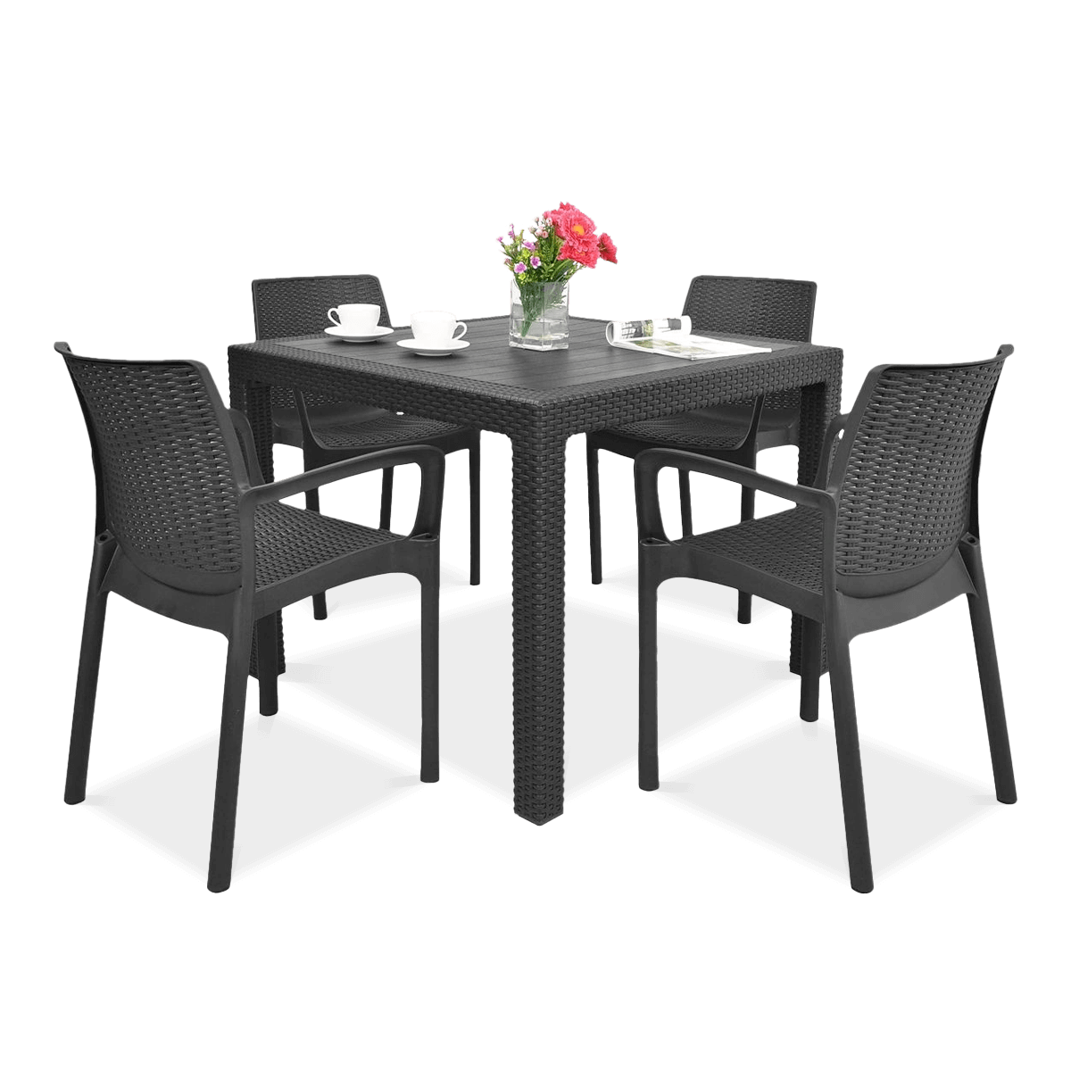 Zahradní set BALI/MELODY QUARTET 4+1 Grafit