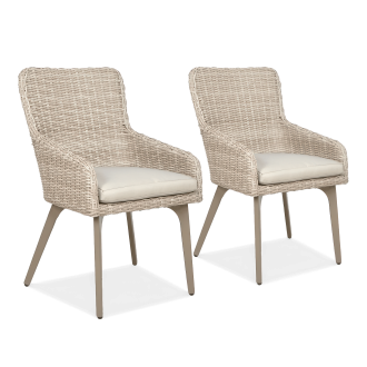 Technorattan křeslo 2x MILANO Light Beige