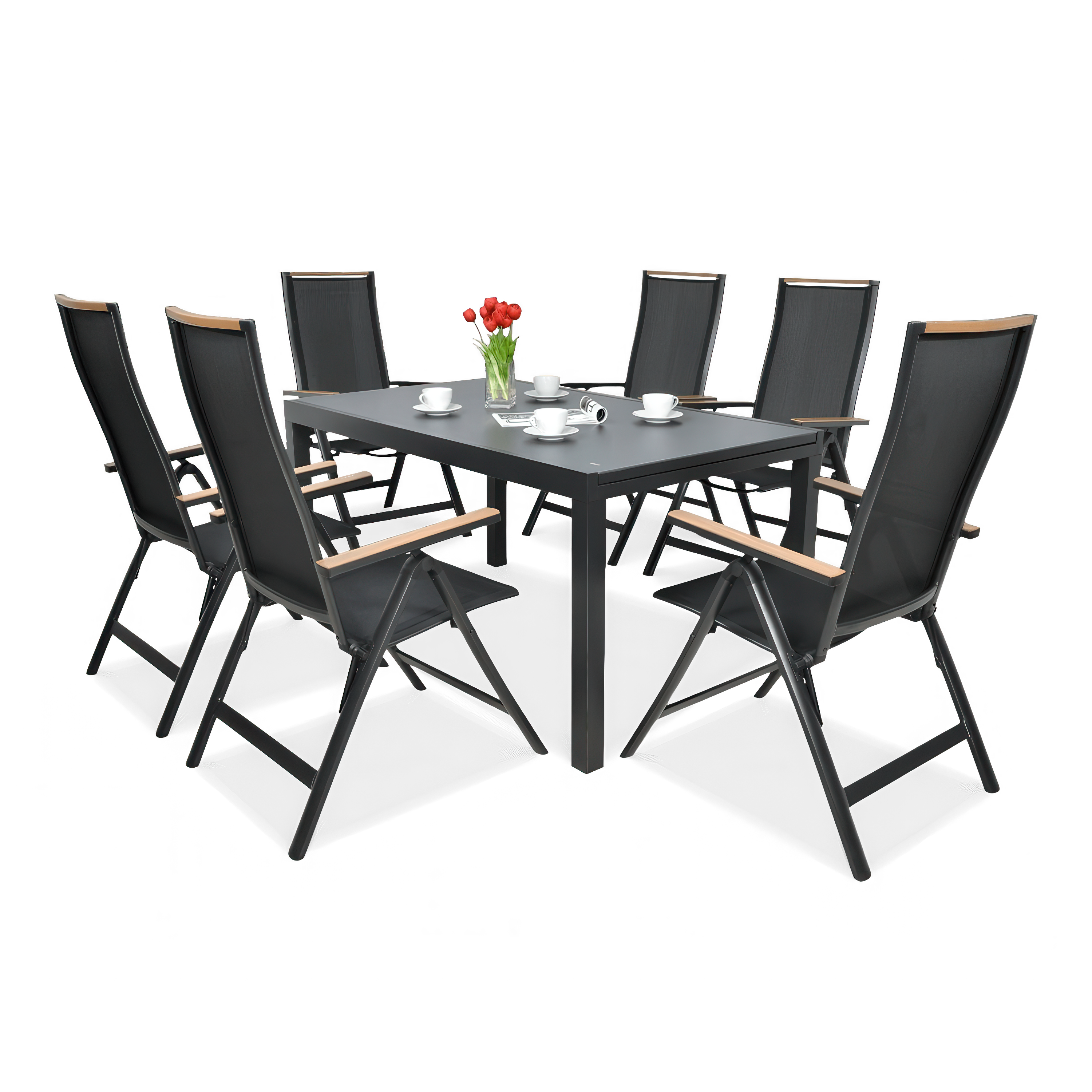 Zahradní nábytek BRISBANE 6/250 Black