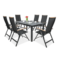 Zahradní nábytek BRISBANE 6/250 Black