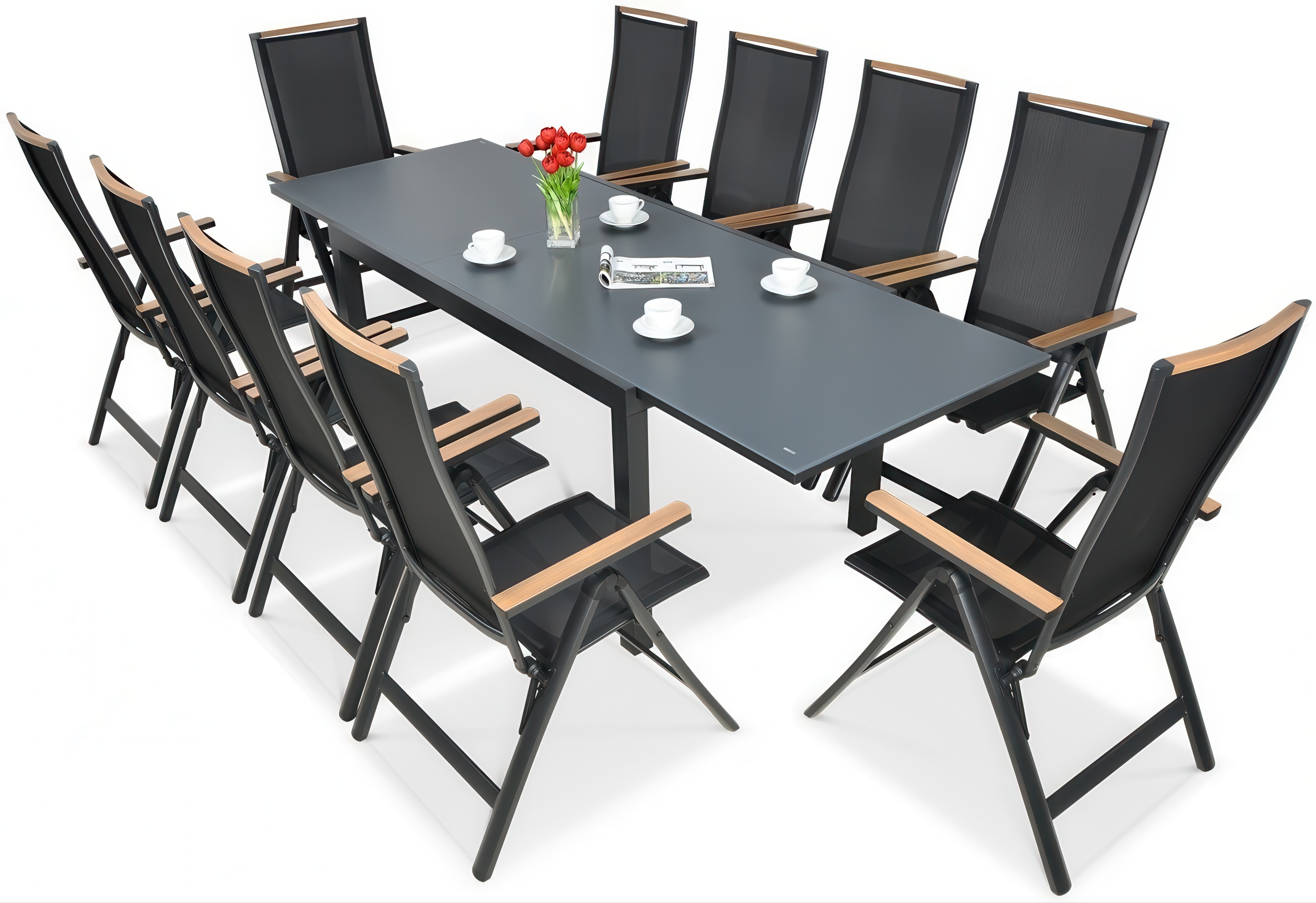 Zahradní nábytek BRISBANE 10/250 Black