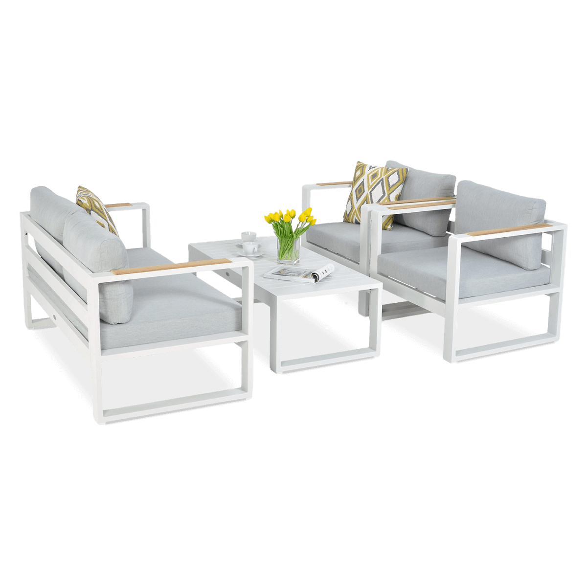 PANAMA Bílá sedací souprava