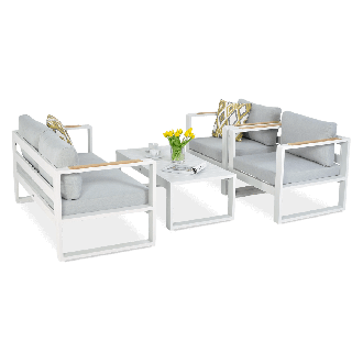 PANAMA Bílá sedací souprava