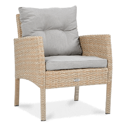 Technorattanové křeslo CORTINA Beige