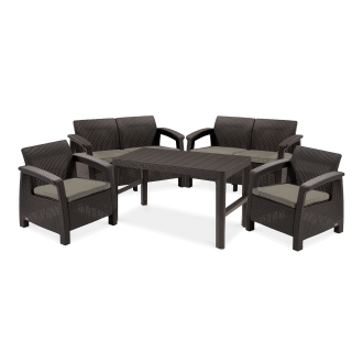 Zahradní nábytek CORFU FIESTA/LYON Brown